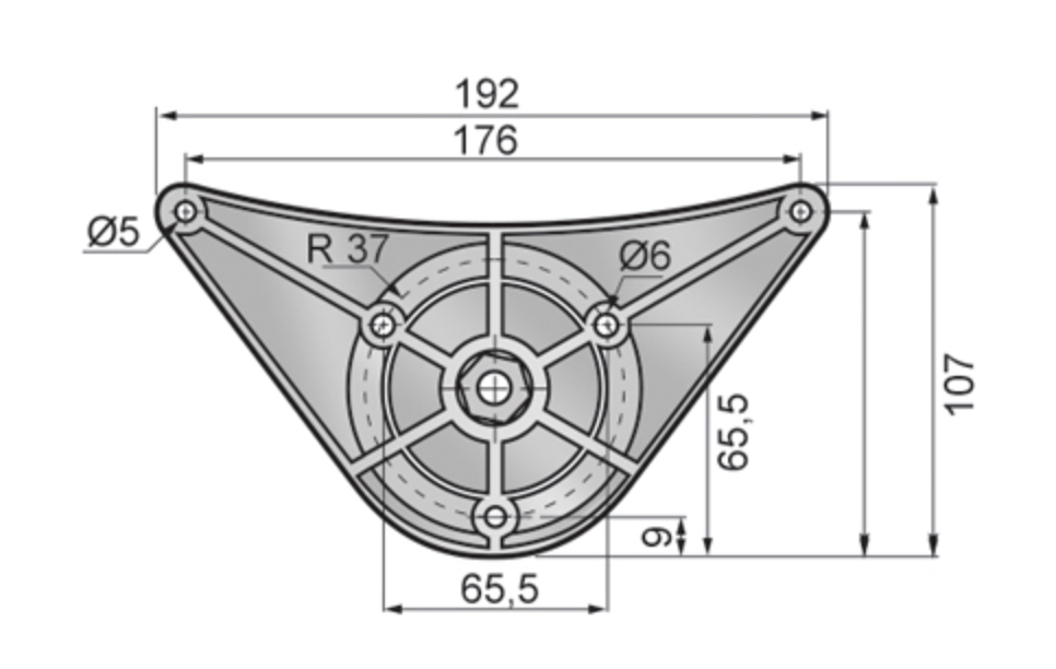 1-4 Stück Tischbein Tischfuss Schreibtischbein 60mm Ø AN60